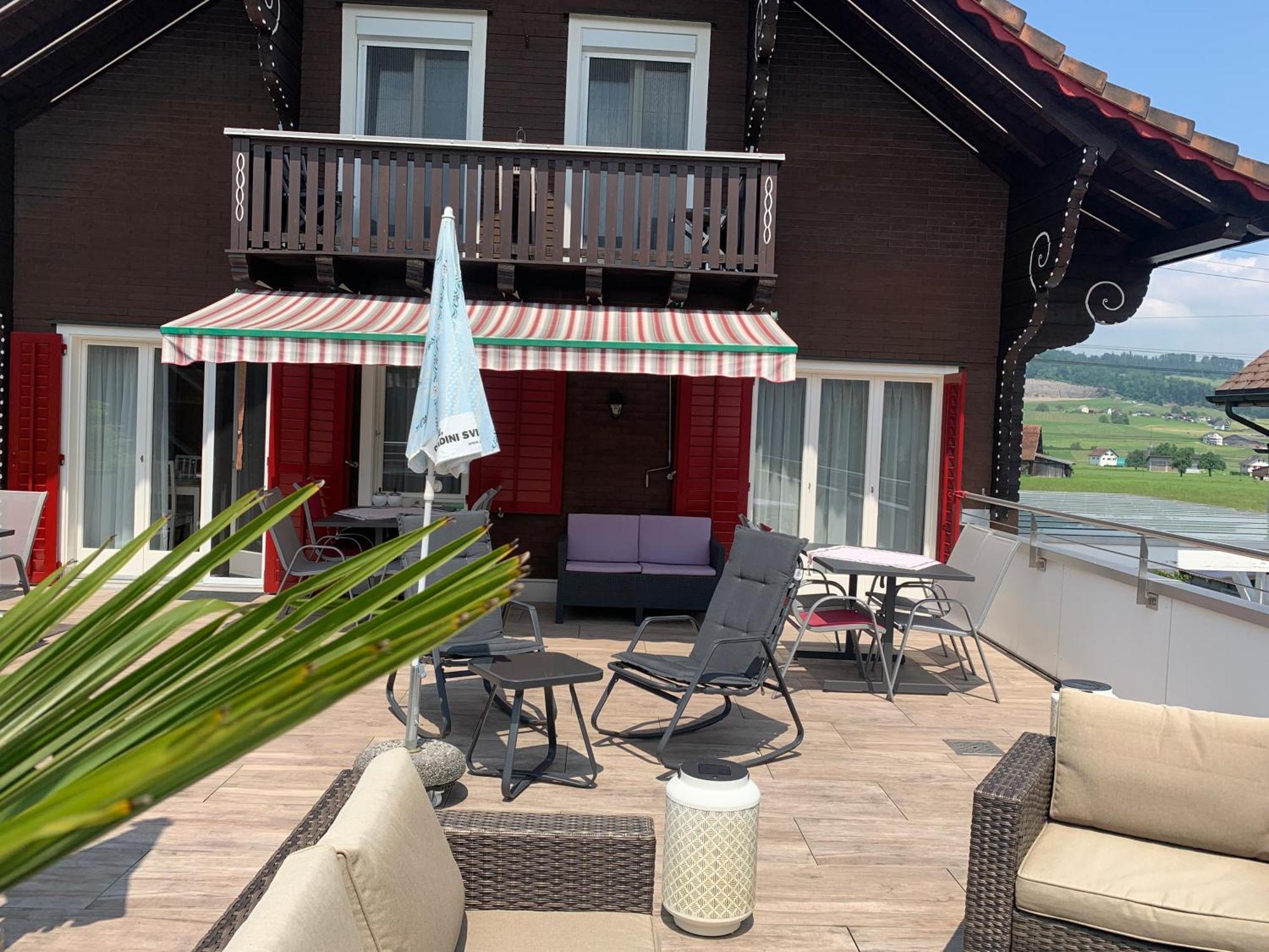 Pension Chalet Charme Siebnen Eksteriør billede